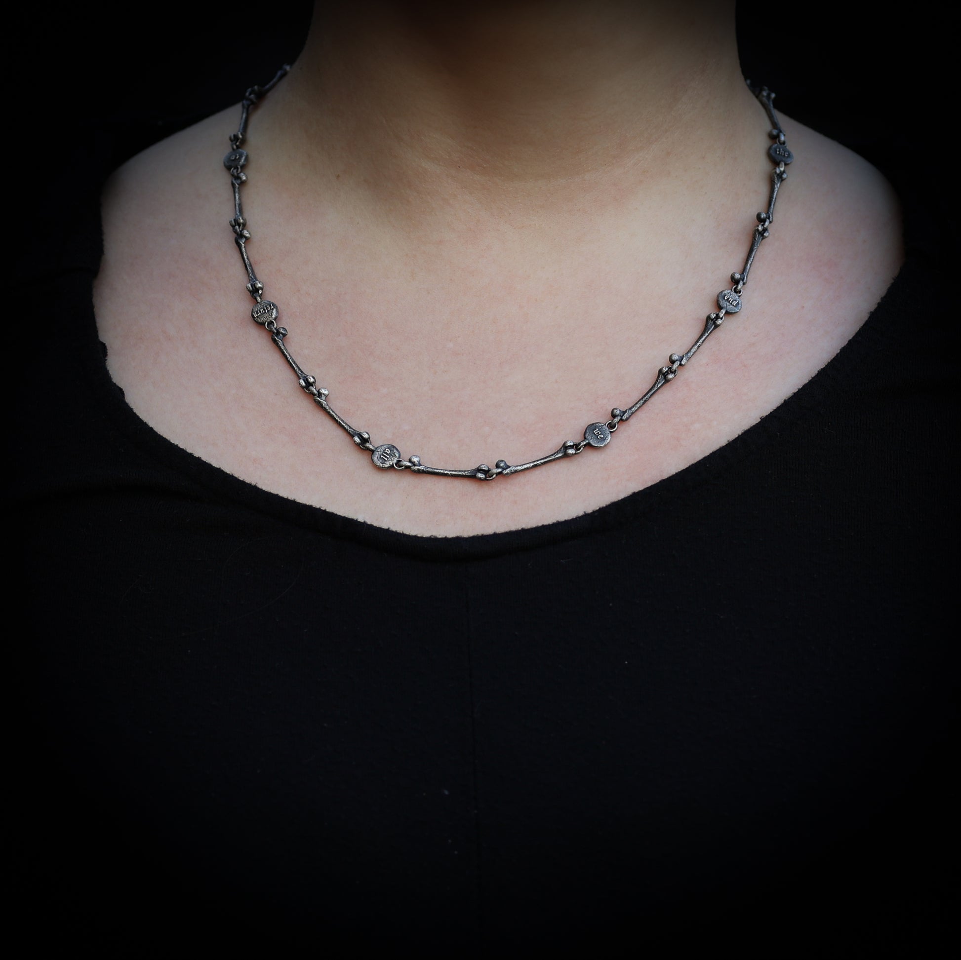 Symbolic necklace, oddities and curiosities.