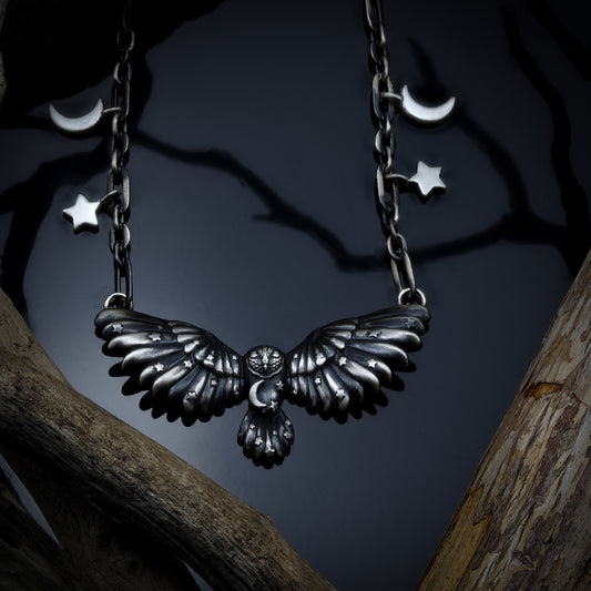 Celestial Owl necklace