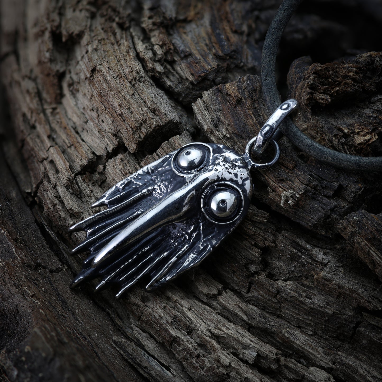 Odd raven design pendant, capturing the essence of mystical cultures