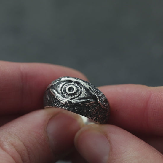 Evil eye ring video.