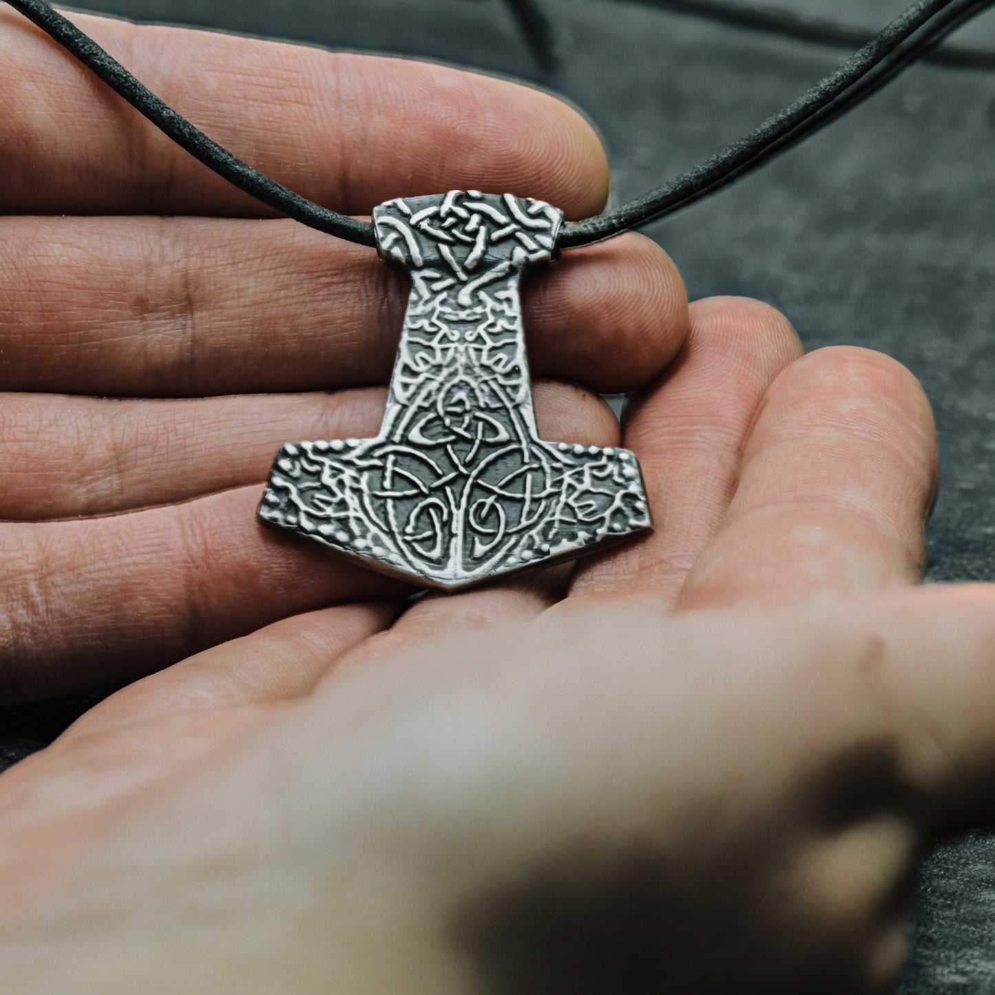Celtic Thor hammer pendant