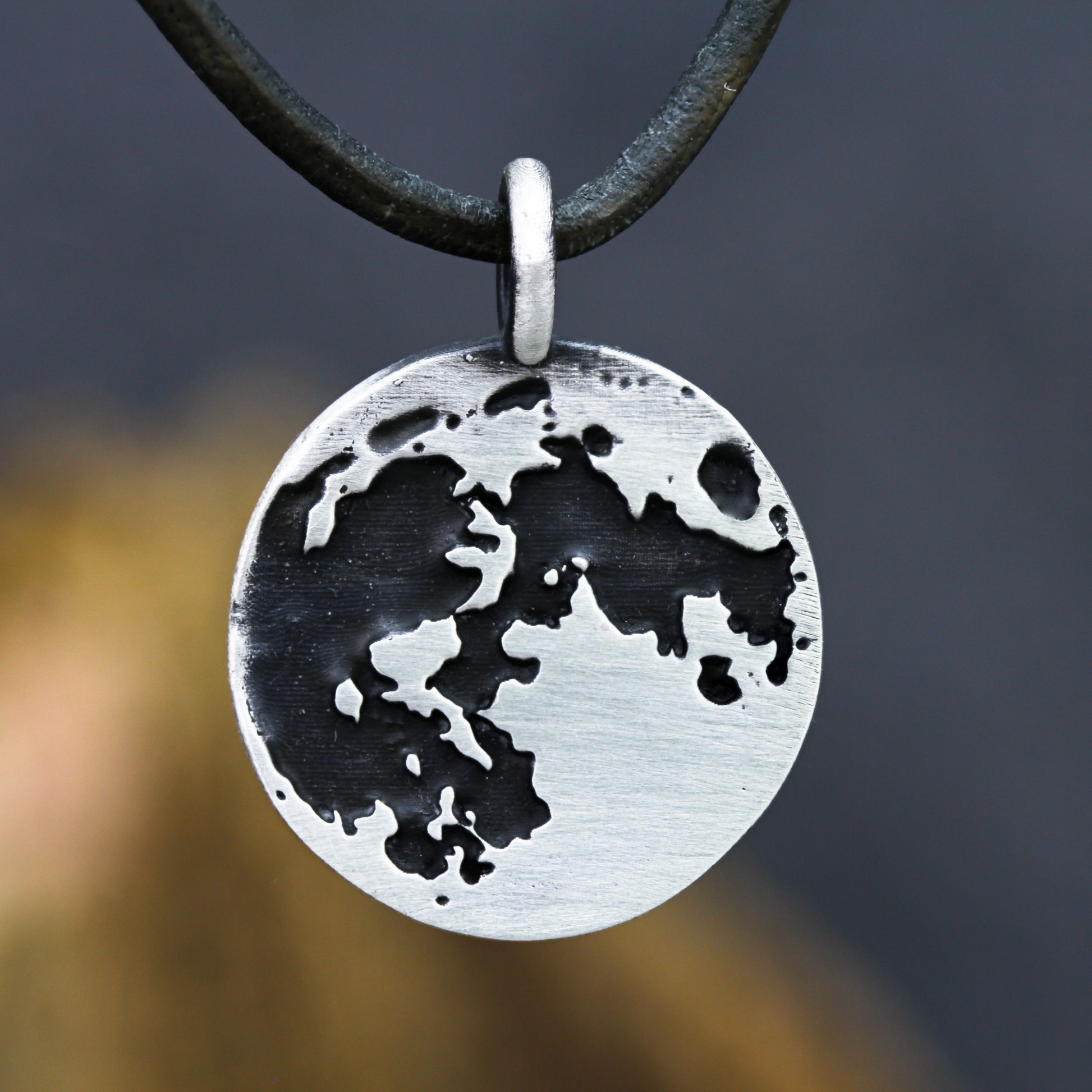 Mens pendant moon.
