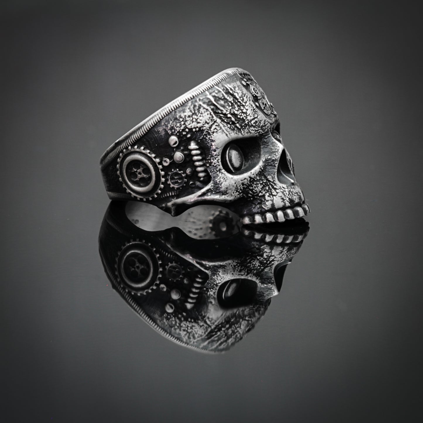 haf jaw skull ring