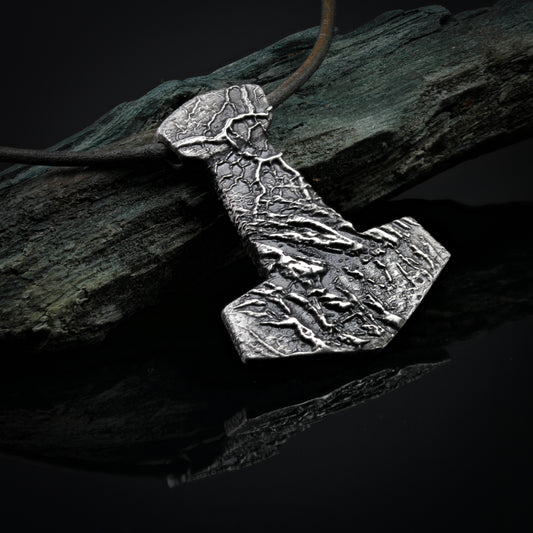 Mjolnir 925 sterling silver pendant