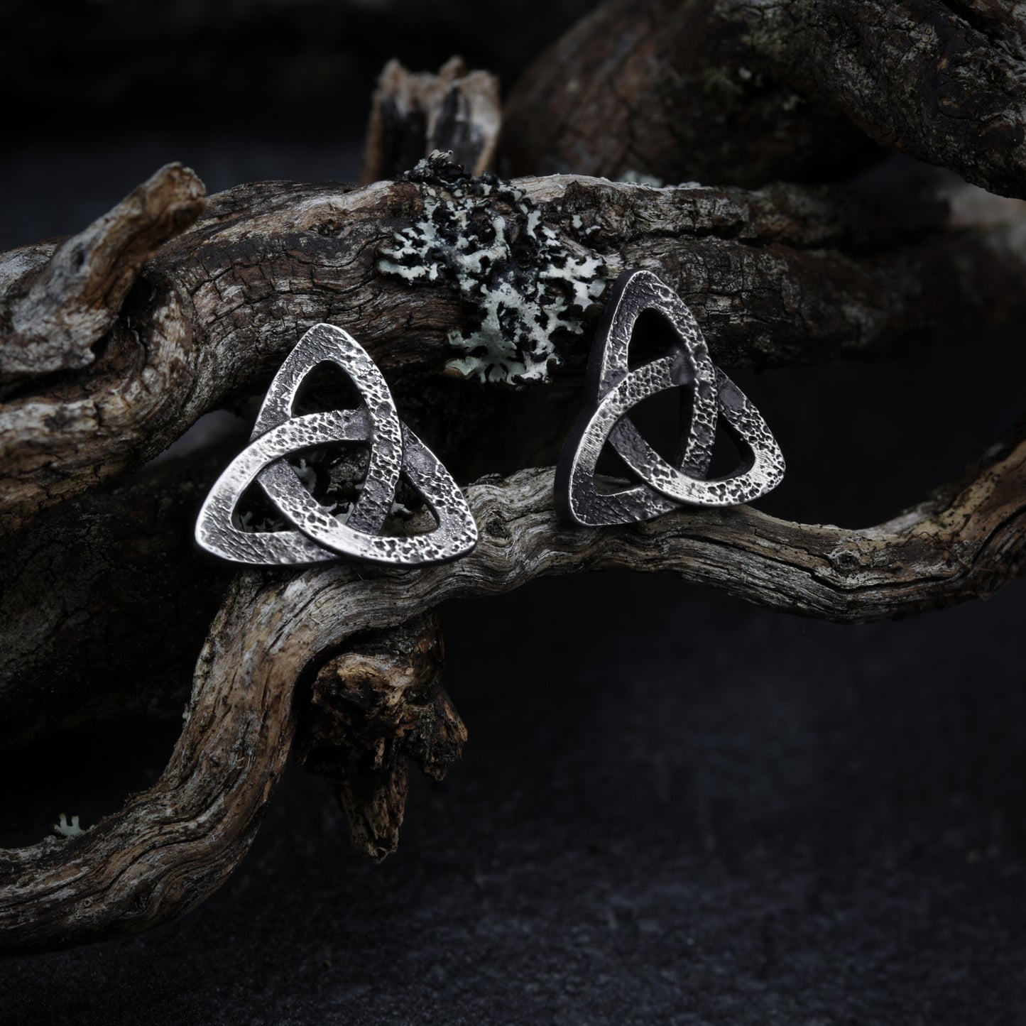 Trinity earrings sterling silver.