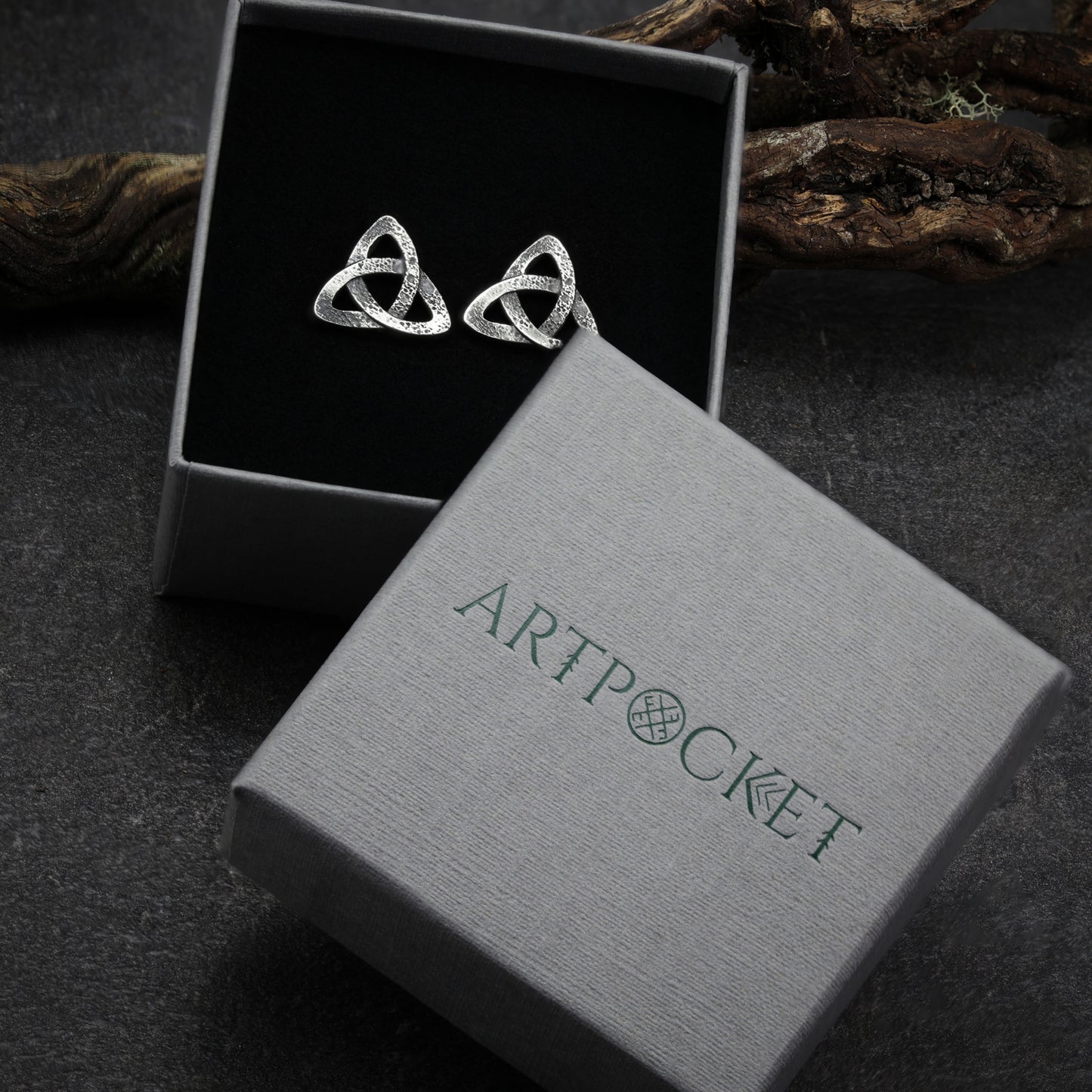 Celtic triquetra gift for her.