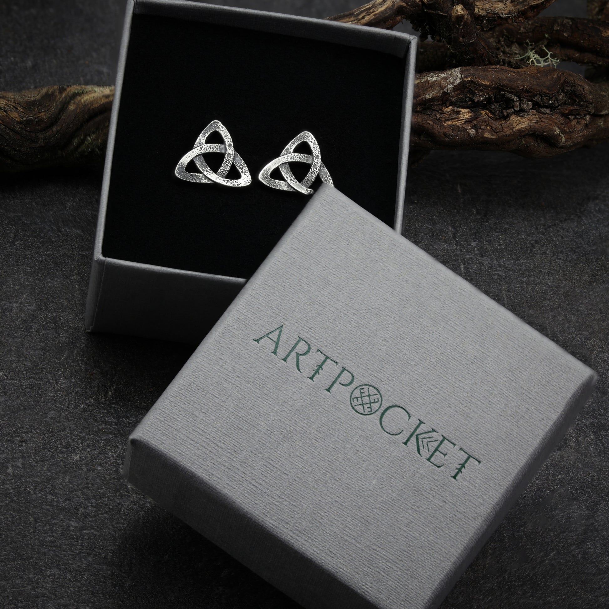 Celtic triquetra gift for her.