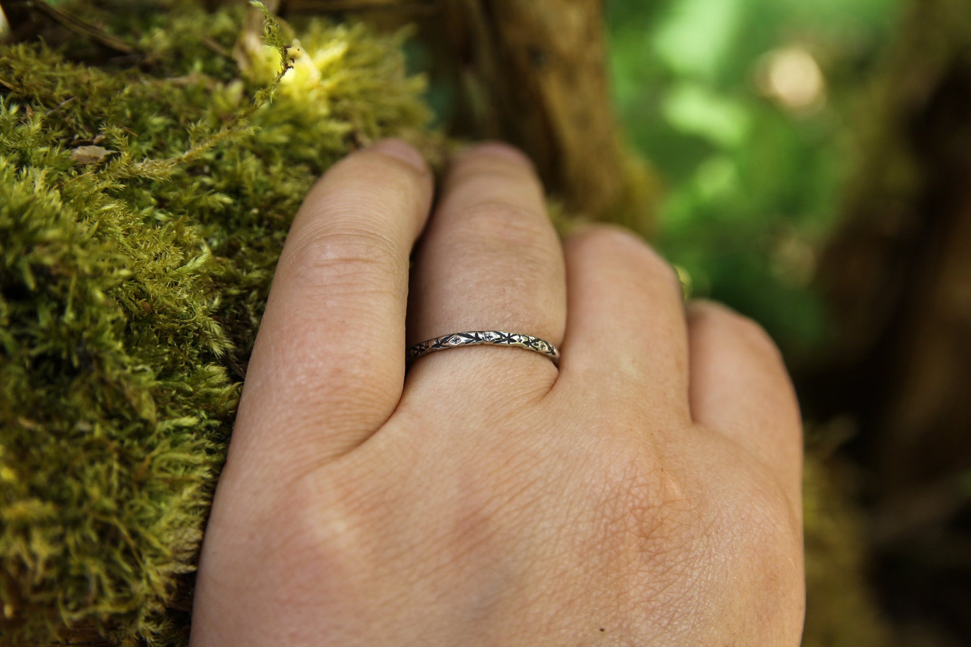 stackable everyday simple band ring