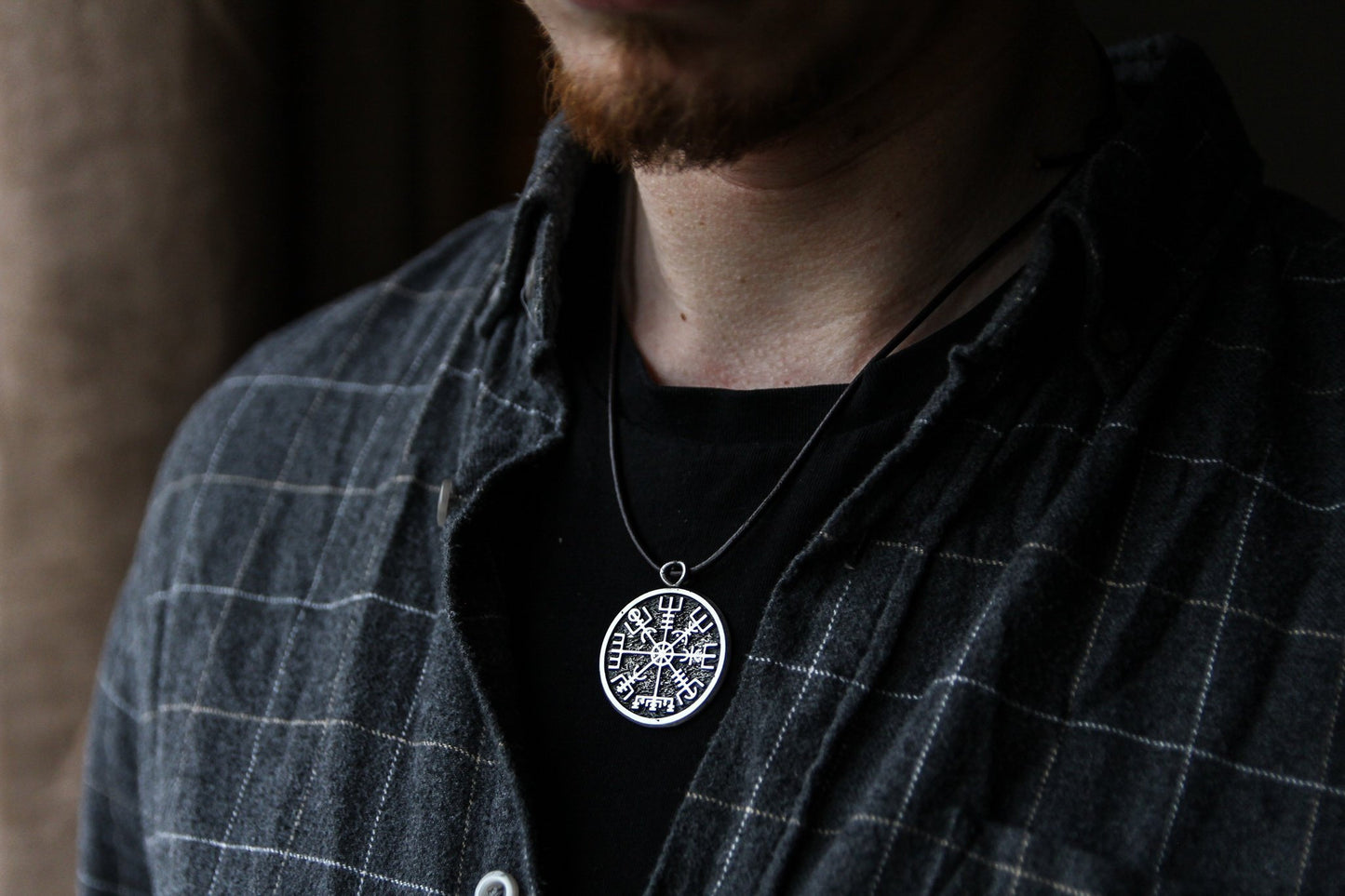 Viking compass Norse gift for Men, him.