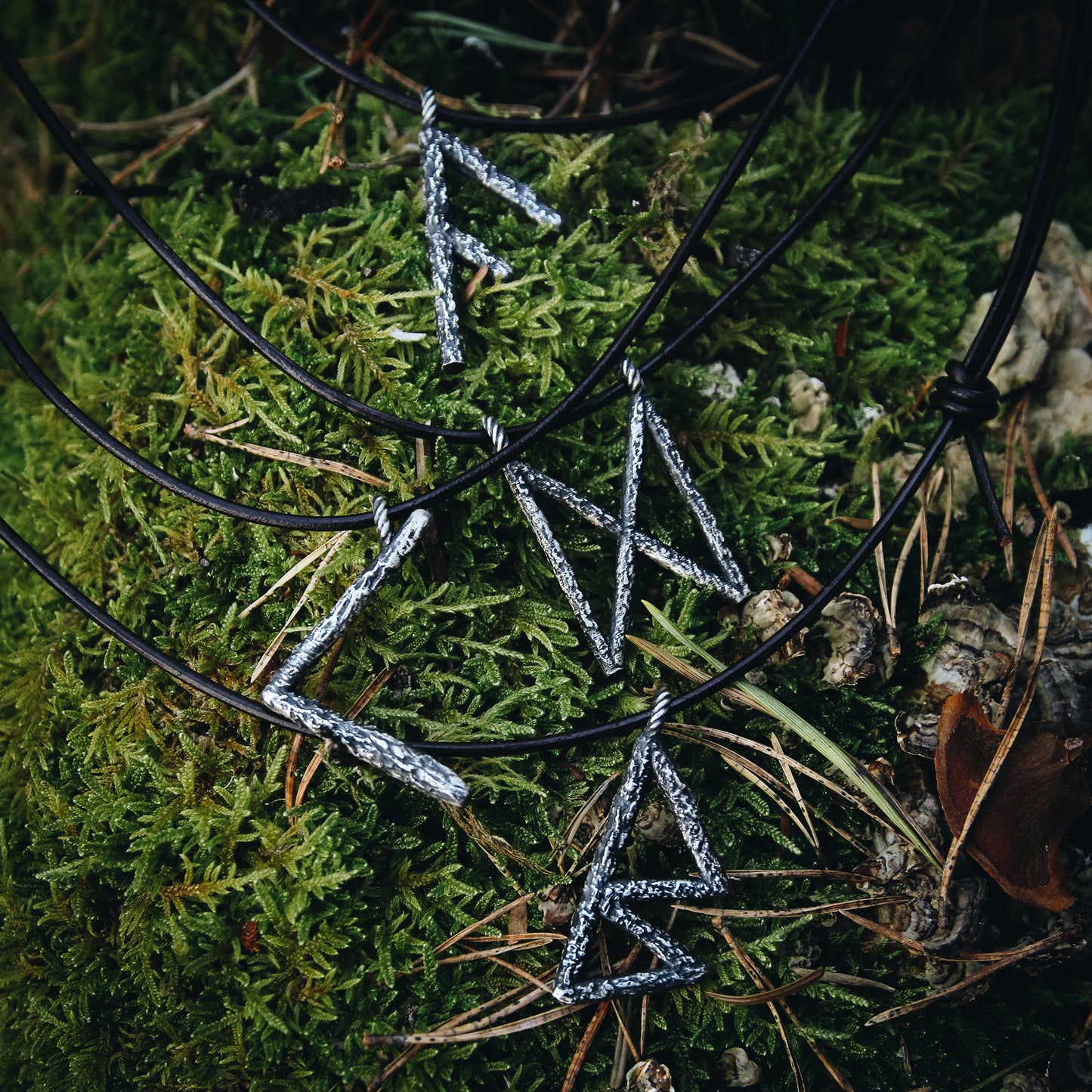 Runes necklace.