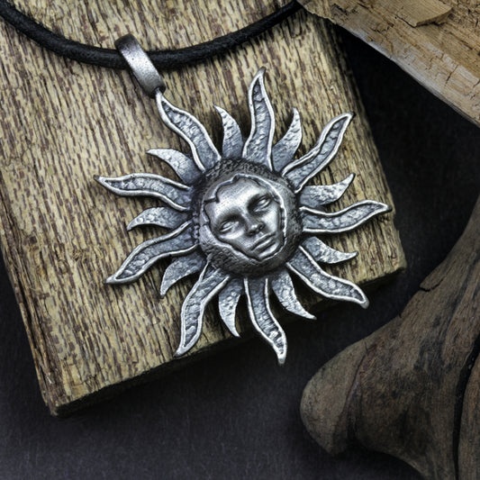 Sun pendant 925 silver